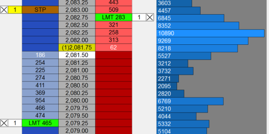 MultiCharts - Depth of Market (DOM)