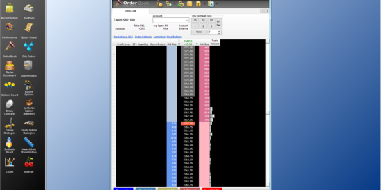 R Trader Pro - Order Book